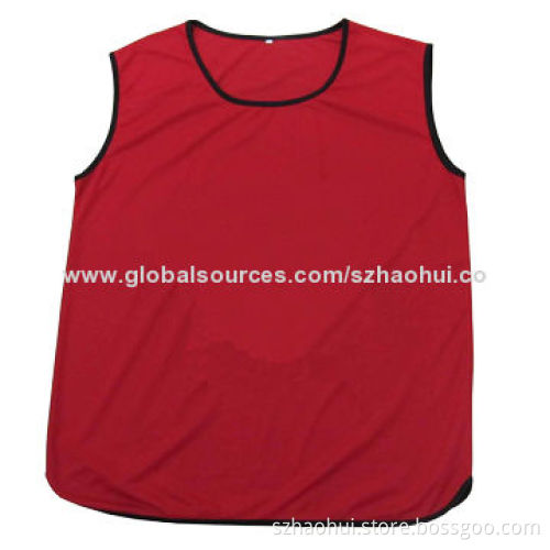 Cotton Sports/Football Vest, Breathable and Comfortable, Customized Orders Welcomed